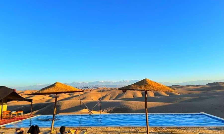 Quad bike and Lunch & Pool in Desert Marrakech Agafay - Back to Camp: Break Time Before Food