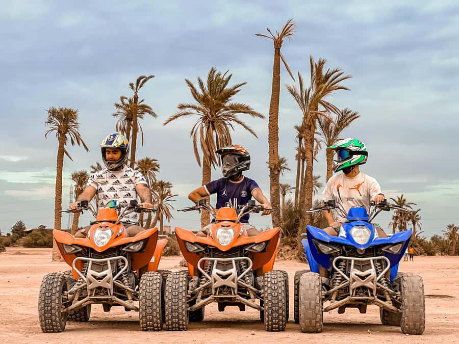Quad biking adventure in Marrakech - Sunset Quad Biking Around Marrakech Oases (The Why It’s Worth Your Time)