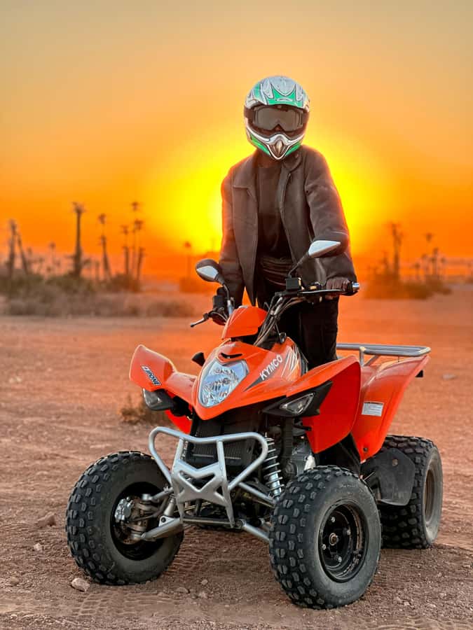 Quad biking adventure in Marrakech - Getting Started: Pickup, Les calèches, and a Calm Safety Brief