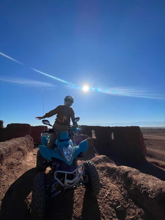 Quad biking in Marrakech's desert palm grove - How long is the actual riding time?