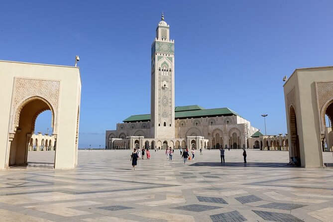 Religious Casablanca: Private Spiritual Tour Including Hassan II Mosque Visit - Entering Hassan II Mosque, Morocco’s tallest religious landmark