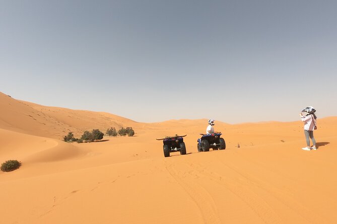 Sahara ATV Quad & buggy in Merzouga Desert & Sandboarding - The quad ATV session: adrenaline with guardrails