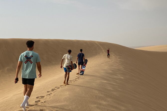 Sandboarding ( Sand Surfing ) in Agadir - Taboga Dunes Practice: Skills, Tumbles, and Photo Stops