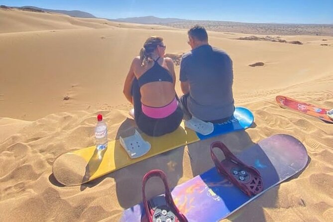 Sandboarding with Panoramic Views of the ocean and Agadir Desert - What’s included, and what you should bring