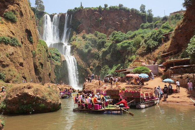 Small group Ouzoud Waterfall Guided Tour Boat Ride from Marrakech - Getting to the falls: guided scenery, photo stops, and lunch timing