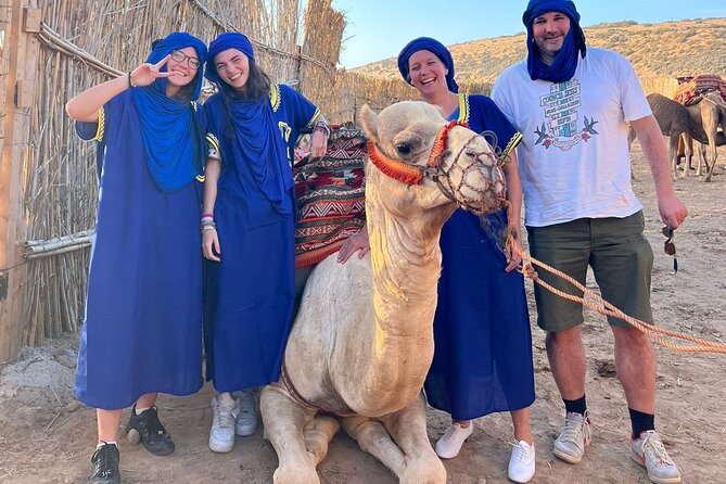 Sunset Camel Ride tour with Barbecue dinner in the beach - The beach barbecue and Moroccan tea: the best part after the ride