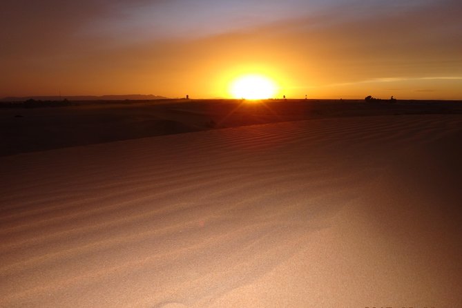 Sunset in Merzouga Sahara Desert & Camel Ride Erg Chebbi Dunes - Optional Village Gardens Stop: A Quiet Contrast on the Way Back