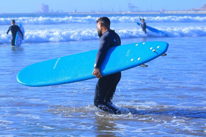 Surf lessons and guiding in Agadir - Agadir Beach surf coaching, built for first timers