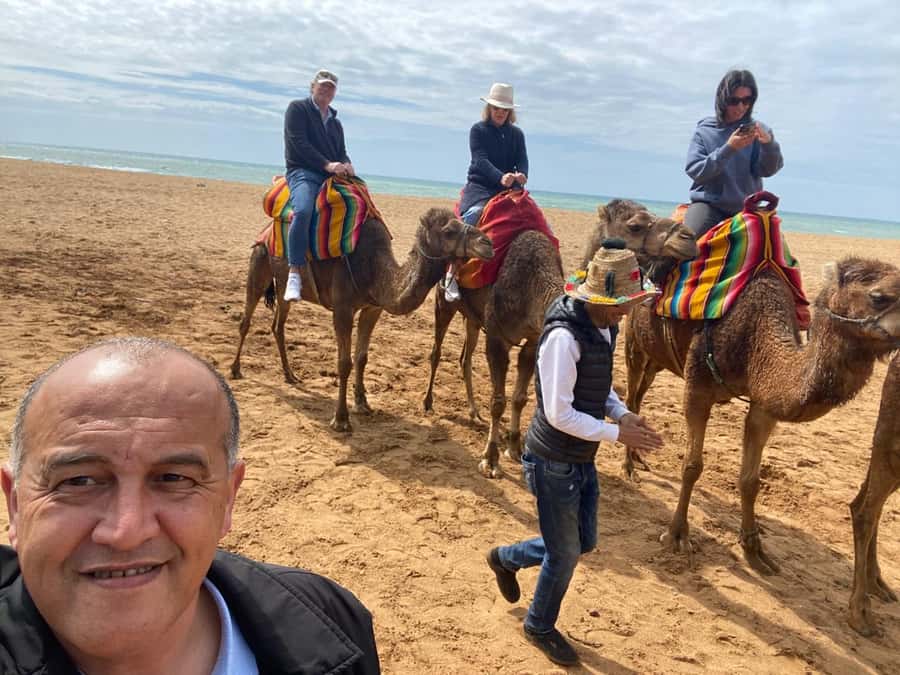 Tangier: Cap Spartel, Hercules Caves & Camel Riding - Achakkar Beach Camel Riding: The Best Tangier Photo Moment for Most People