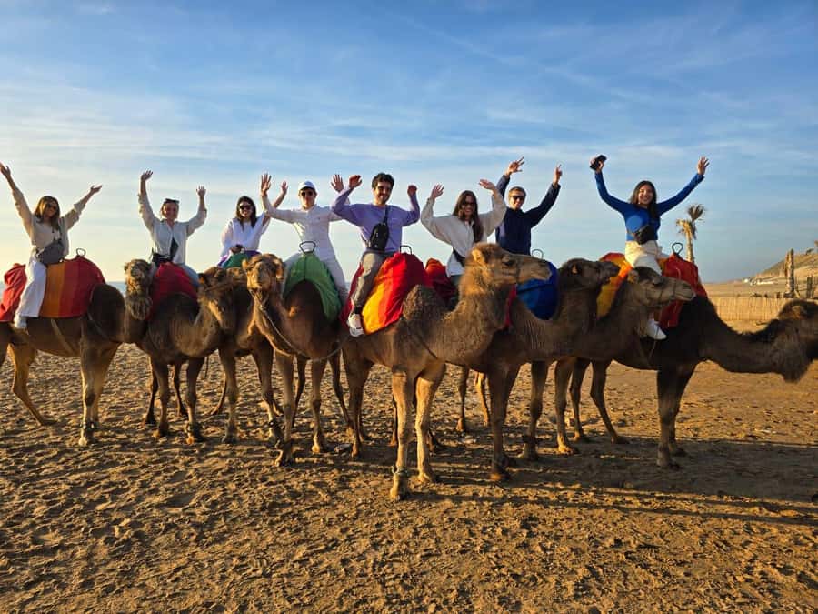 Tangier: sunset, tea, camel ride, Cape Spartel and caves. - Tea at the right moment: the calm payoff