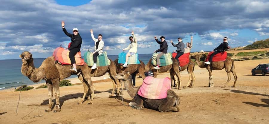 Tangier: sunset, tea, camel ride, Cape Spartel and caves. - Cape Spartel: ocean views and a quick photo window