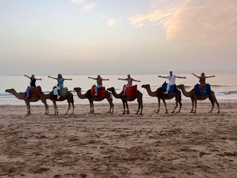 Tangier: Sunset, Tea, Sweets, Camel Ride, and Hercules Caves - Bouhindiya Mint Tea and Moroccan Pastries: The Calm Ending