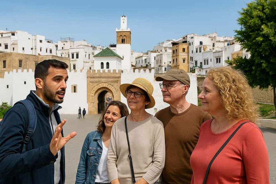 Tangier: Walking Tour in The Medina With Local Guide - Entering the Medina with a local guide, not a script