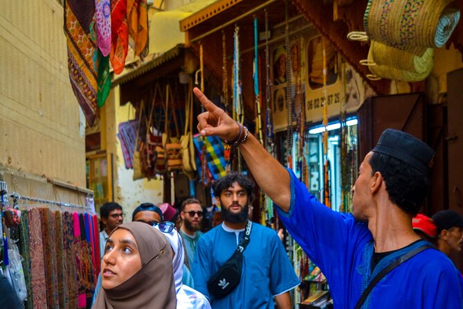 Tour guide in the old city of Fez - Chouara Tannery: The Classic Fez Craft Stop