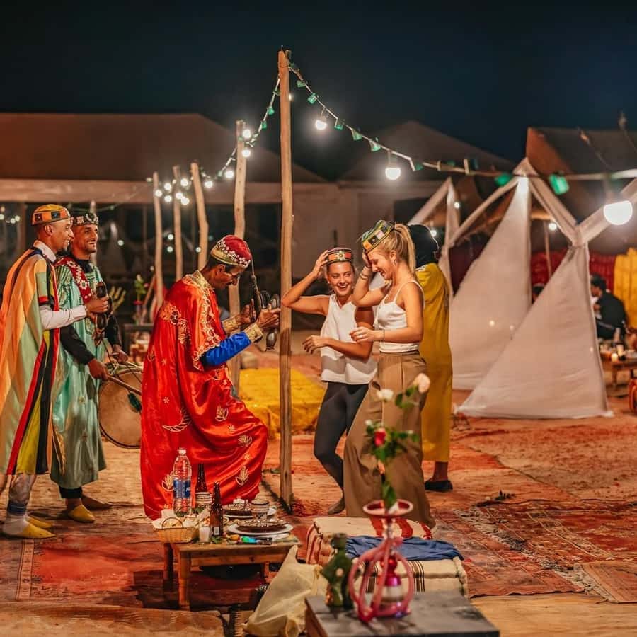 Unforgettable Desert Night: Dinner, Camel Ride & Quad Bike - Hotel pickup and the argan oil tea stop: a quick local detour